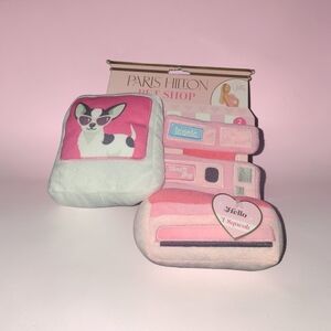 Paris Hilton Pet Shop Pink and White Dog Toy Set